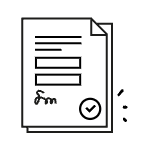 Symbol für Formulare und Anträge